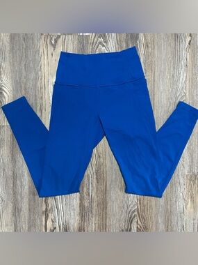Women’s CRZ YOGA Royal Blue High-Waist Leggings w/ pockets, size XS
